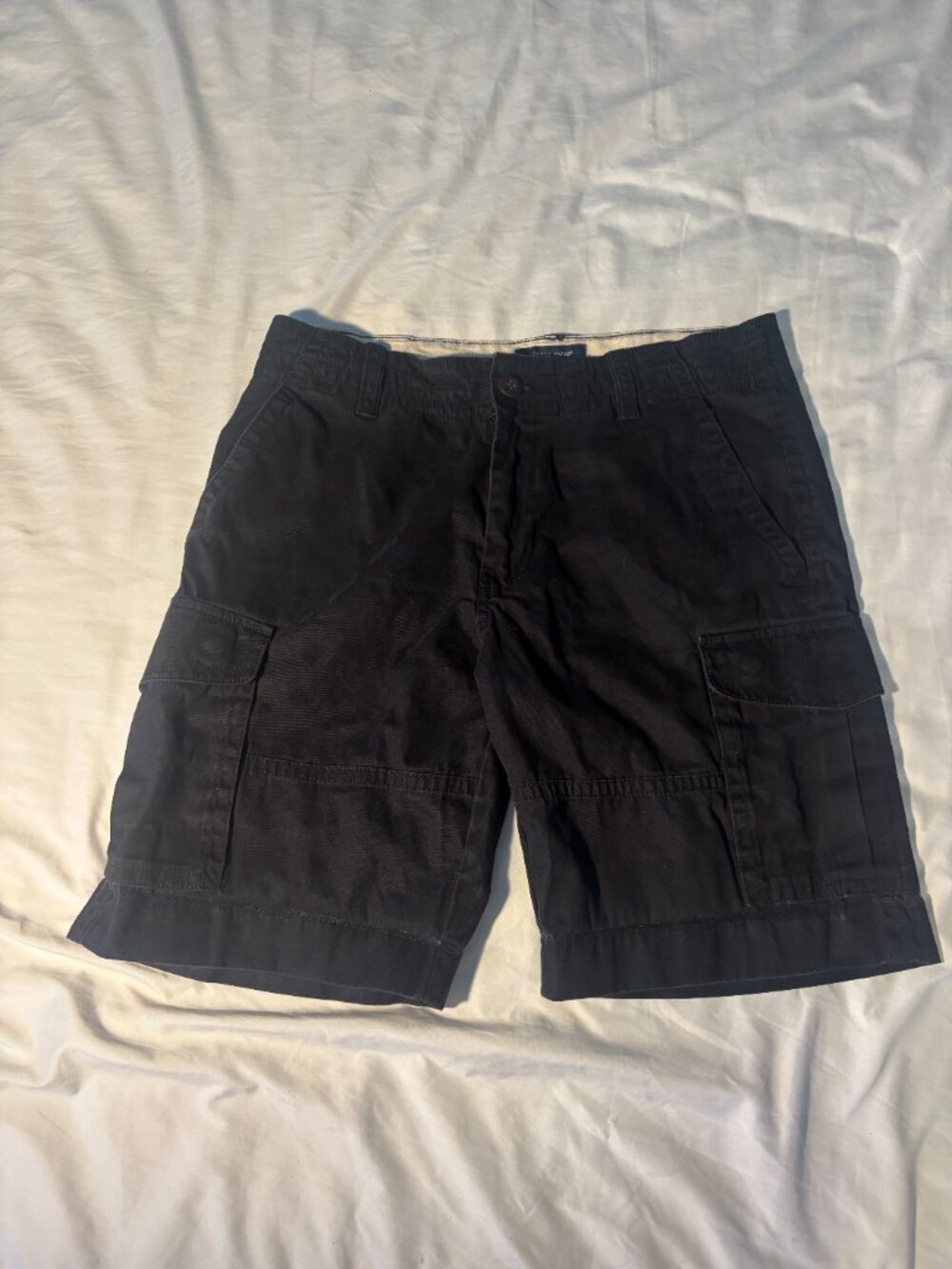 Black Tommy Hilfiger Cargo Shorts